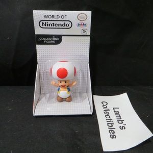 Red Toad World of Nintendo white box 2.5" figure Jakks Pacific action figure toy